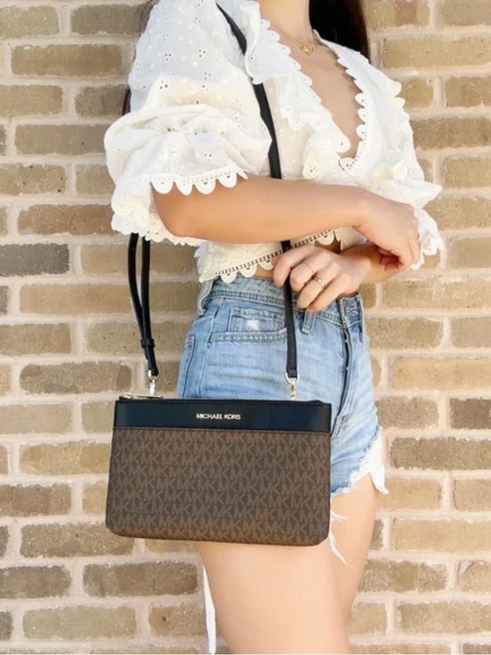 MICHAEL KORS Maisie Adjustable Detachable Strap Crossbody Bag